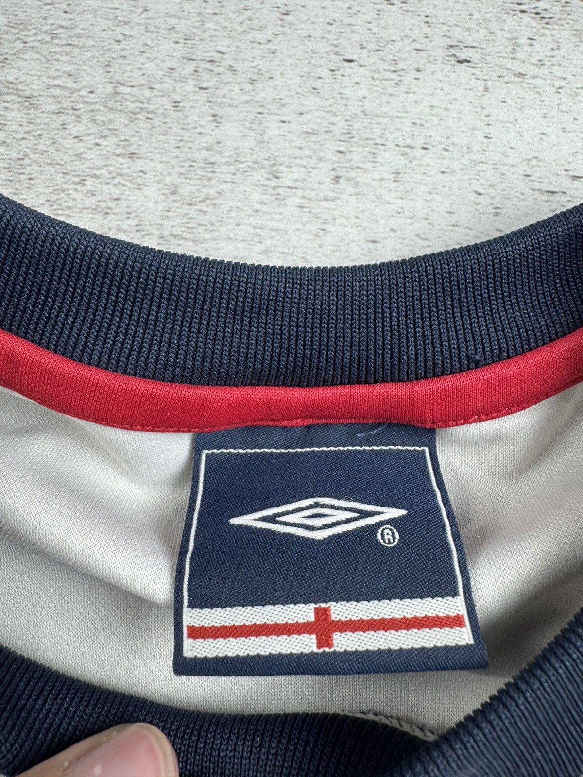 Umbro England National Soccer Football 00s Jersey Blockcore T Shirt Tee Size US L / EU 52-54 / 3 - 10 Thumbnail
