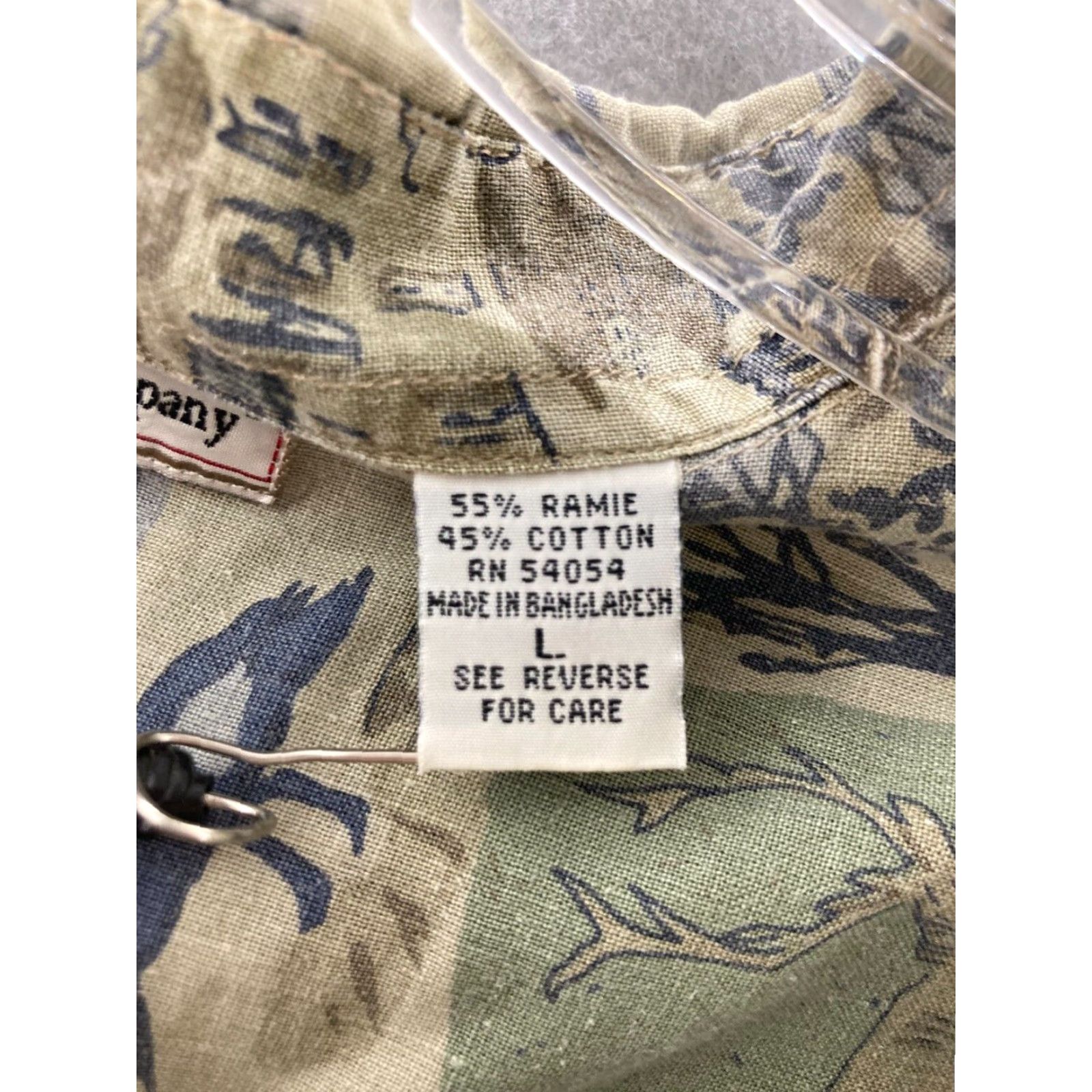 Bugle Boy VINTAGE Bugle Boy Shirt Mens Large Long Sleeve Button Up Hunting AOP Size US L / EU 52-54 / 3 - 5 Thumbnail