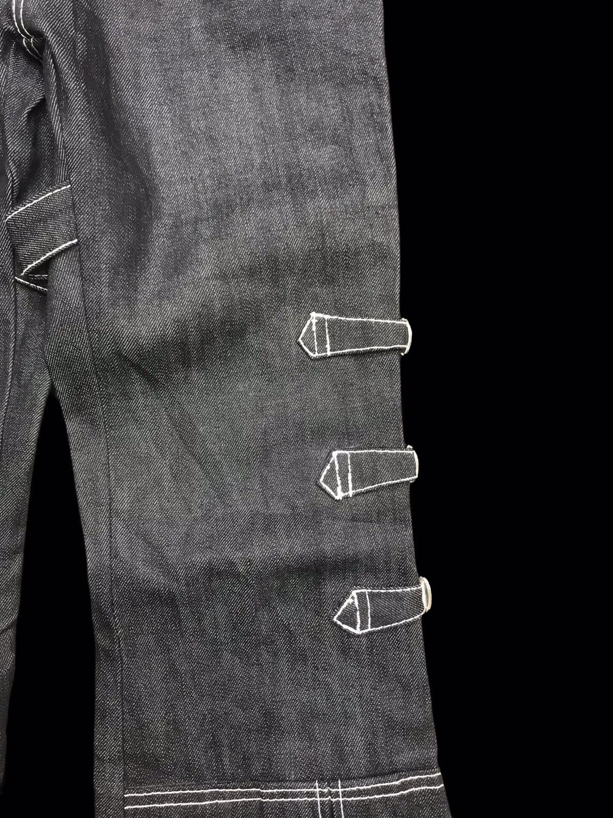 Other 💥AVANT GARDE💥OCTMAMI BONDAGE BELL BOTTOM STURDY DENIM F248 Size US 26 / EU 42 - 5 Thumbnail