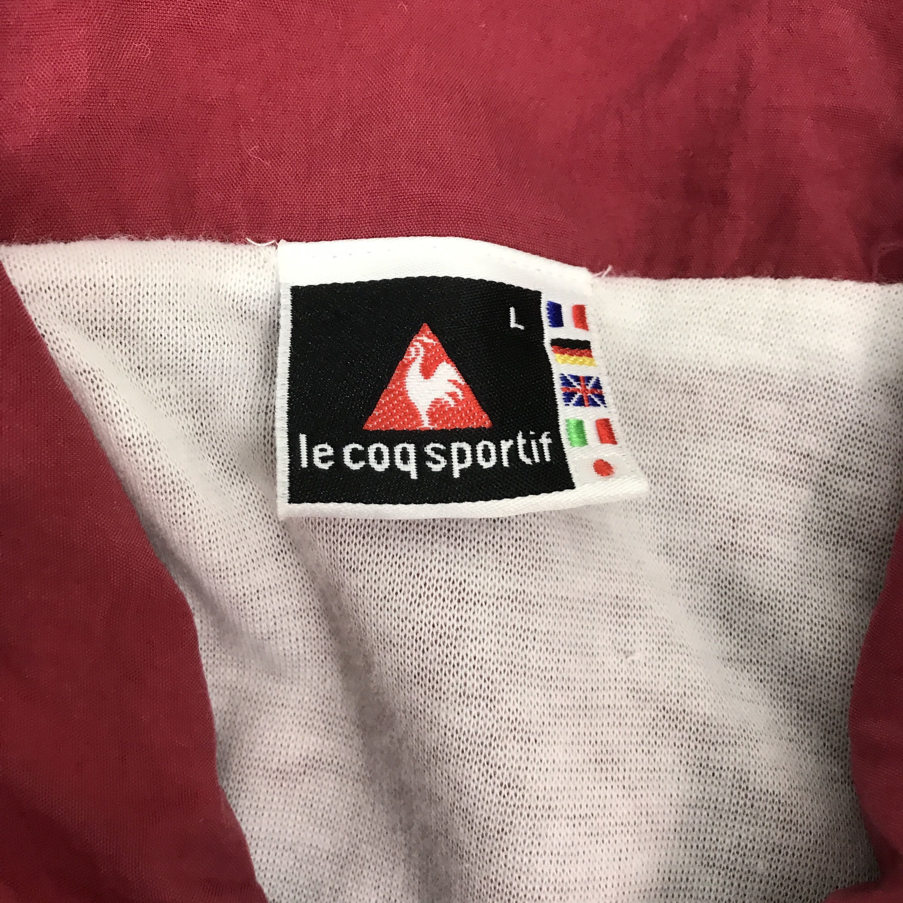 Le Coq Sportif × Vintage VTG LE COQ SPORTIF MULTICOLOU JACKET Size US L / EU 52-54 / 3 - 9 Thumbnail