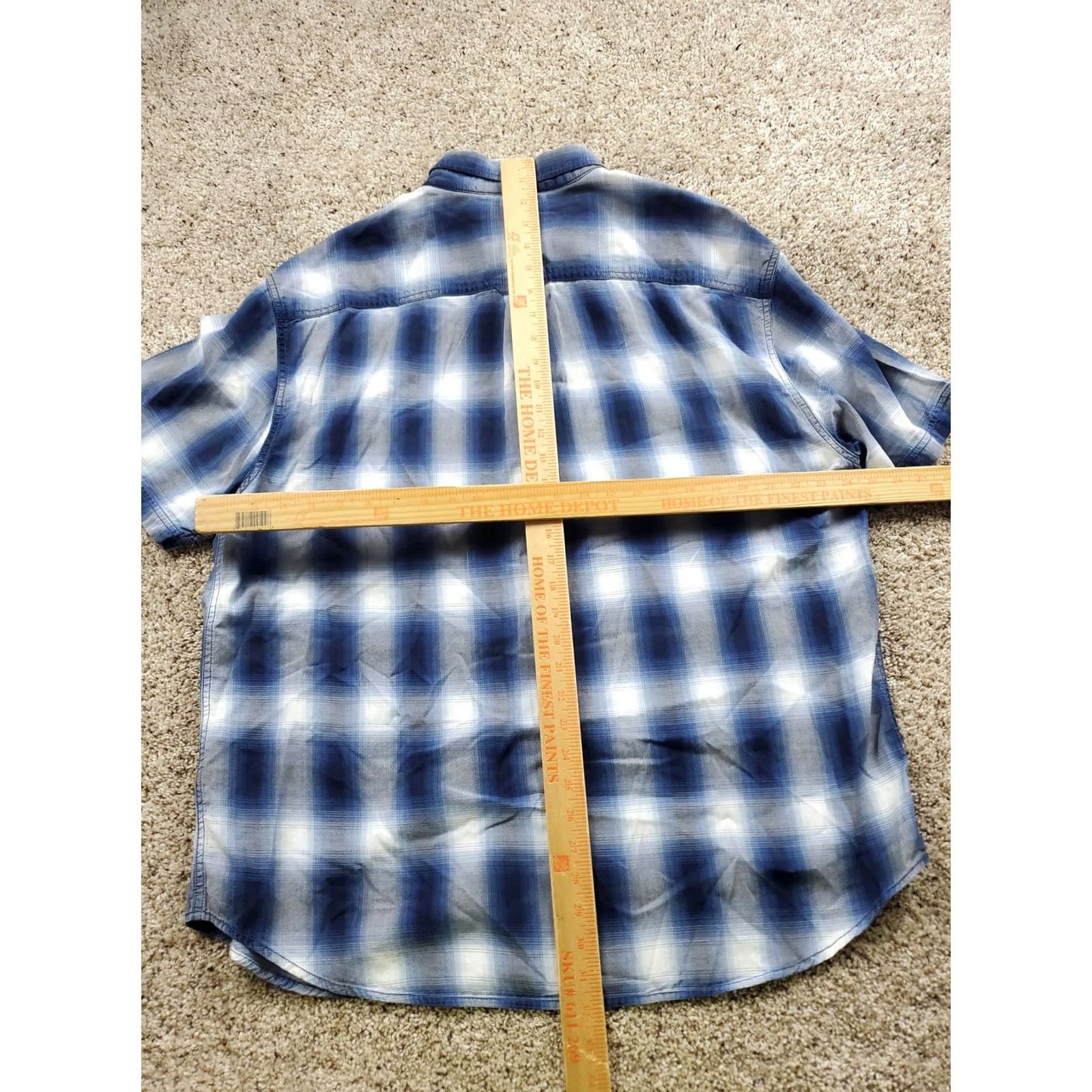 Tommy Bahama Tommy Bahama Shirt Mens 2XL Blue White Plaid Short Sleeve Button-Up Casual Shirt Size US XXL / EU 58 / 5 - 7 Thumbnail