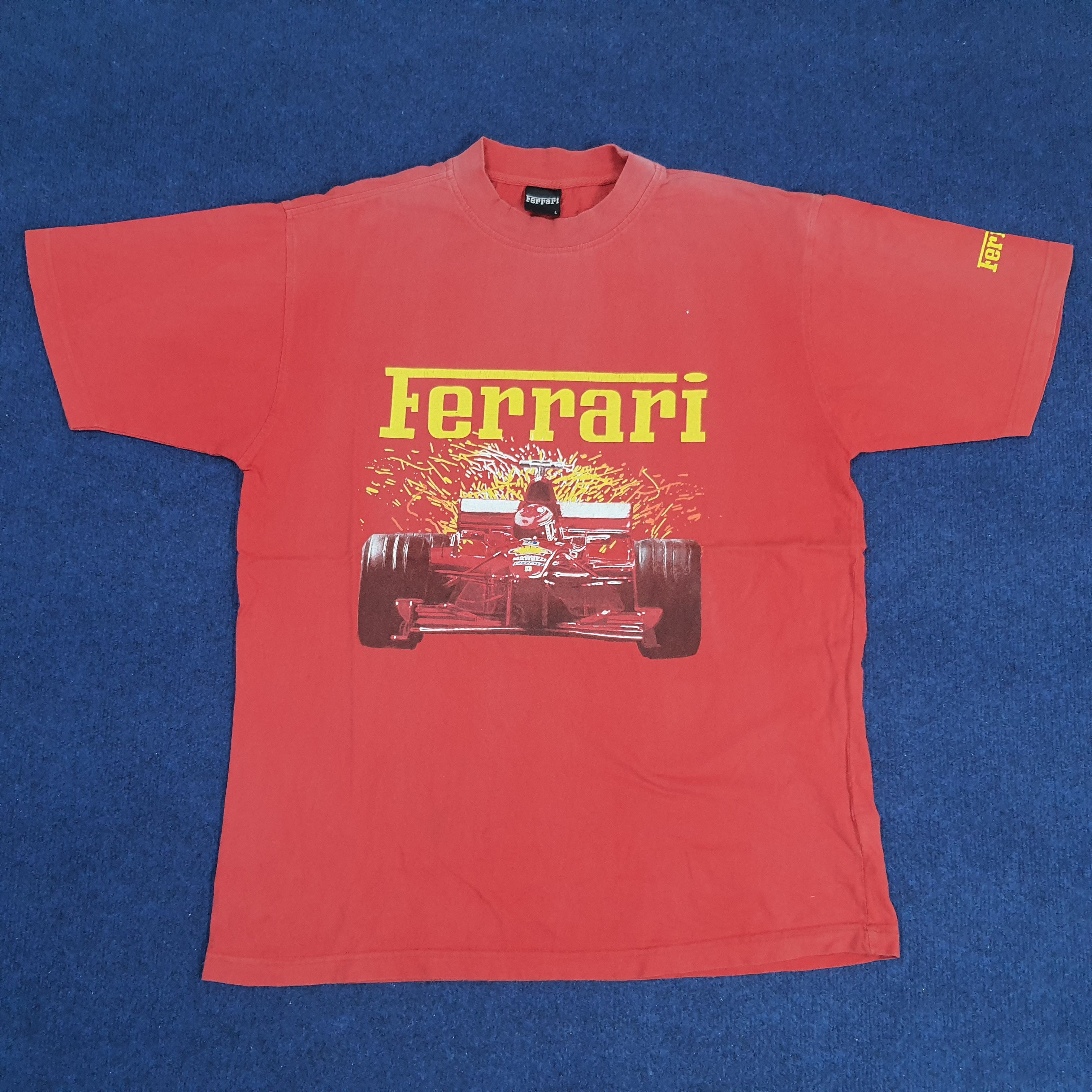 Ferrari × Vintage Vintage Ferrari Motorsports F1 Tshirt Size US L / EU 52-54 / 3 - 1 Thumbnail