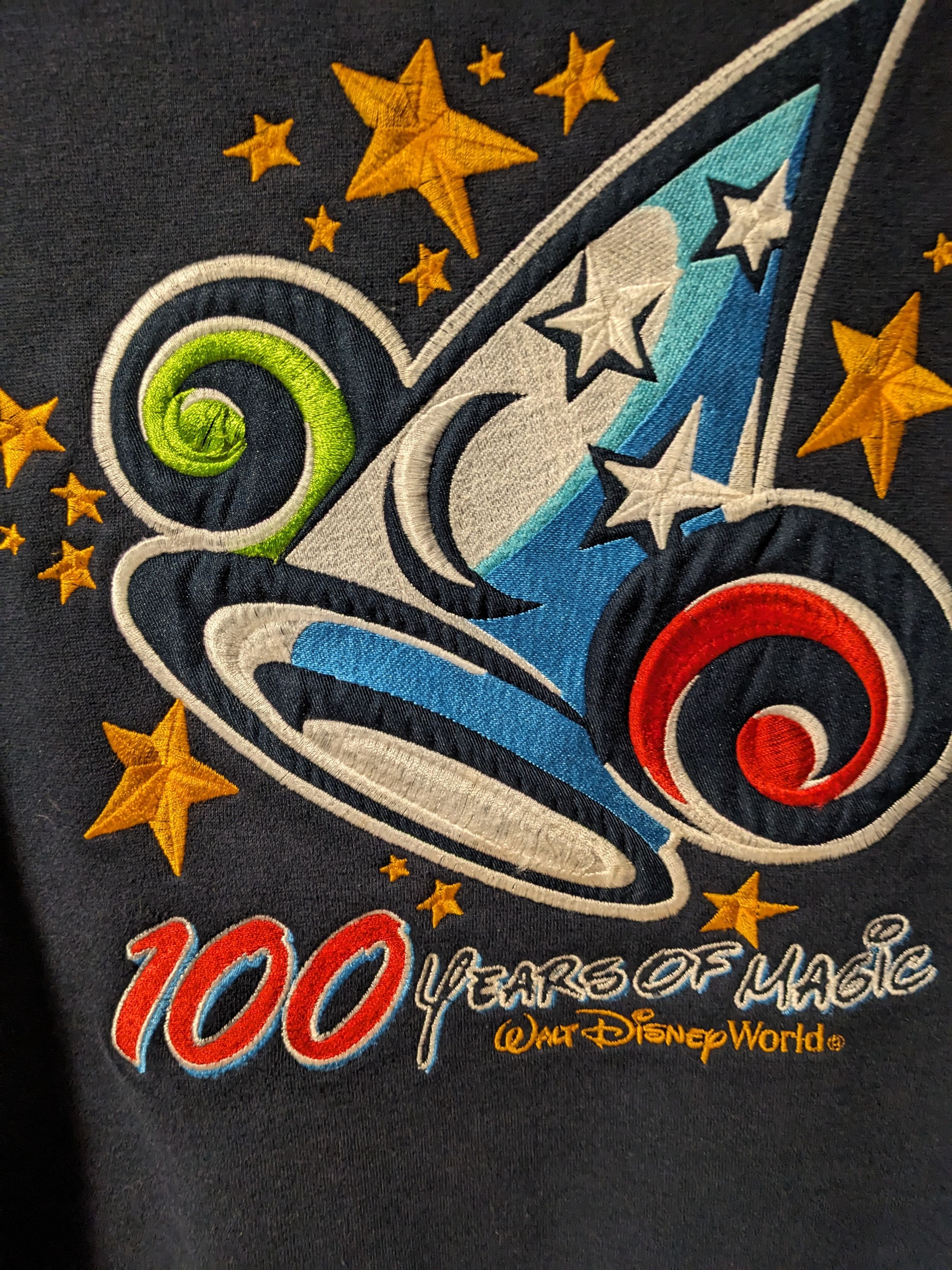 Disney Vintage 2001 Walt Disney World 100 Years of Magic Sweatshirt Size US M / EU 48-50 / 2 - 2 Thumbnail