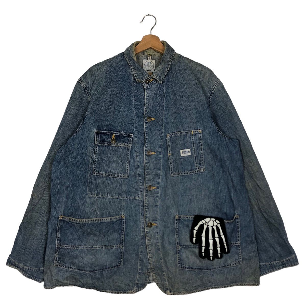 Toyo Enterprises 🔥90’s Chore Jacket Edwin Over Works Factory Toyo Enterprise Size US L / EU 52-54 / 3 - 2 Thumbnail