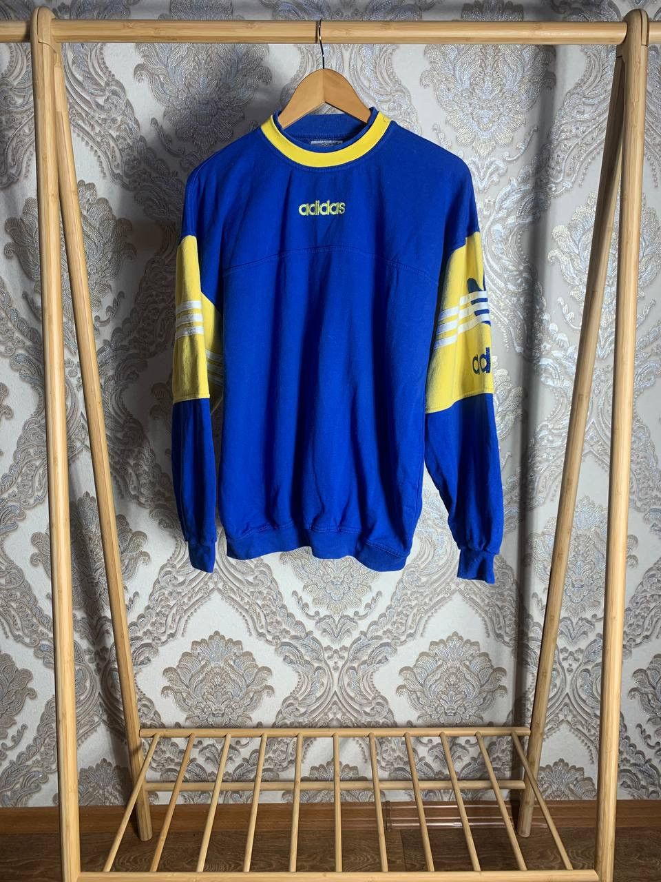 Adidas × Vintage VERY RARE ADIDAS BIG LOGO SWEATSHIRT WEST IN GERMANY 90s Y2K Size US XL / EU 56 / 4 - 1 Thumbnail