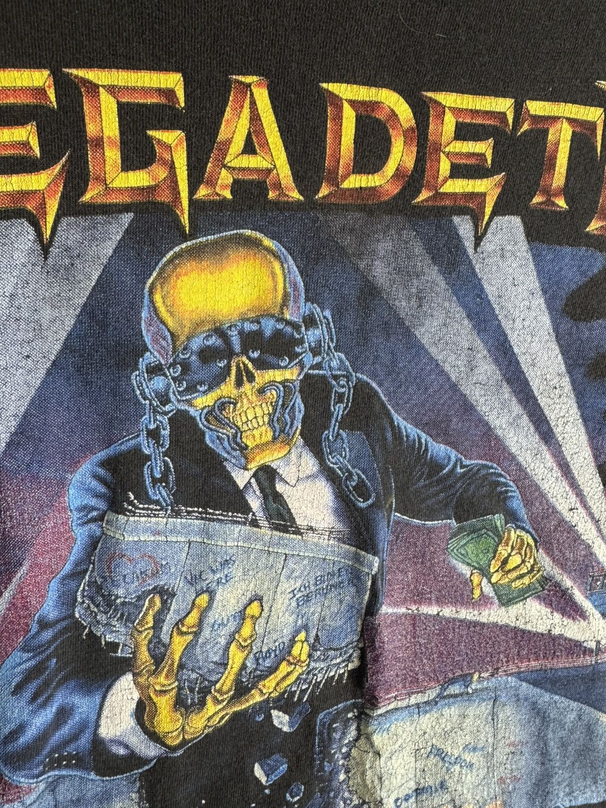 Band Tees Vintage Megadeth Tshirt XL Concert Berlin Wall Tour Music Size US L / EU 52-54 / 3 - 12 Thumbnail