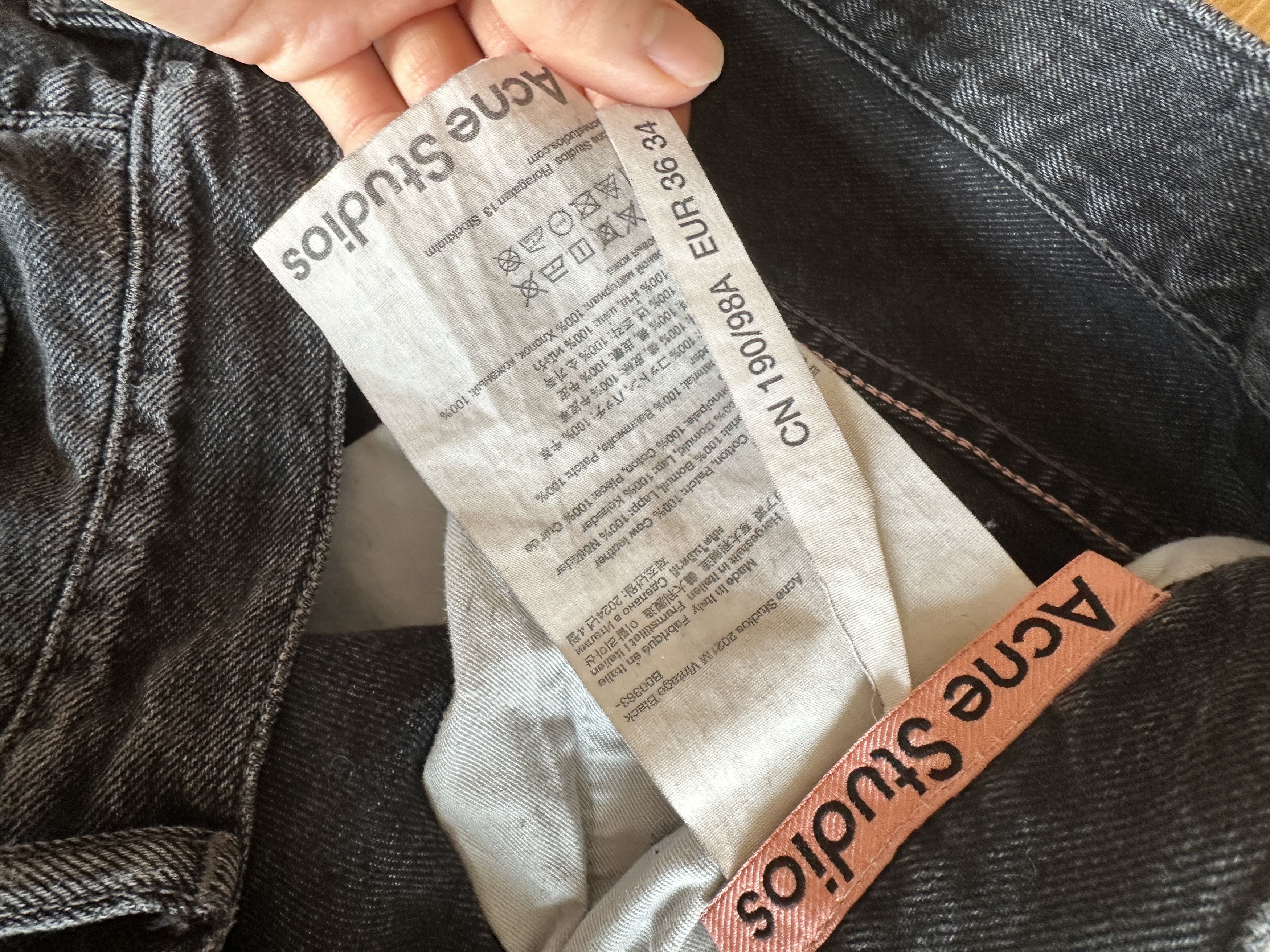 Acne Studios Acne Studios 2021M Wide Leg Jeans Size US 36 / EU 52 - 4 Thumbnail