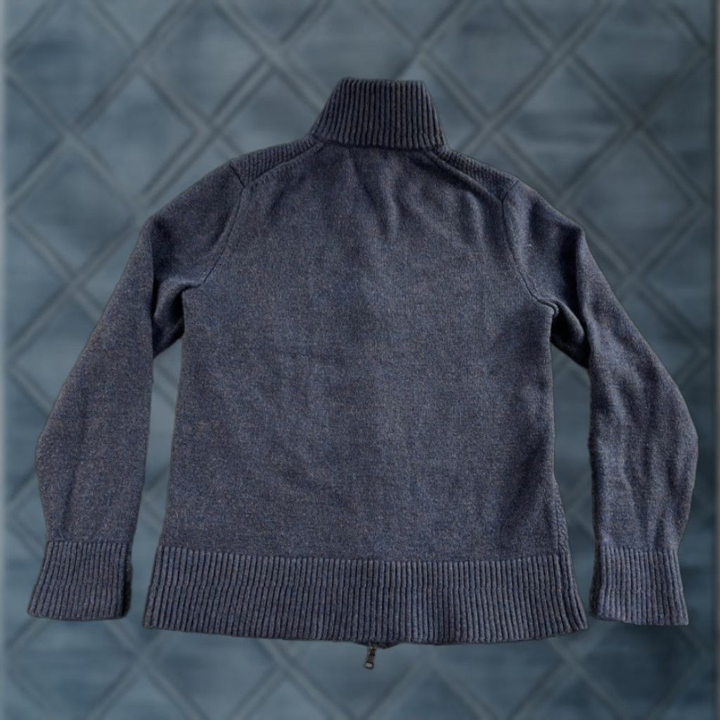 Banana Republic VINTAGE Banana Republic Sweater Womens Medium Blue Cardigan Merino Wool Blend Chunky Size M / US 6-8 / IT 42-44 - 1 Thumbnail