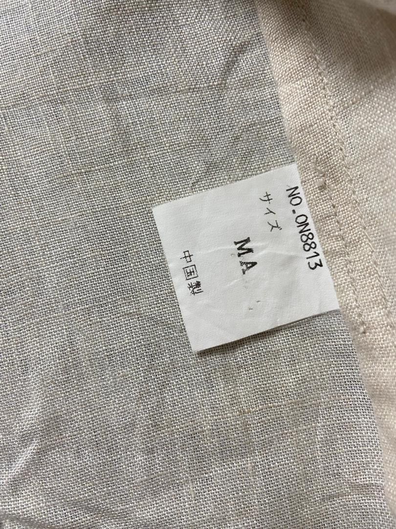 Japanese Brand Maurizio Baldassari Milano Linen Buttoned Jacket (204) Size US S / EU 44-46 / 1 - 4 Thumbnail