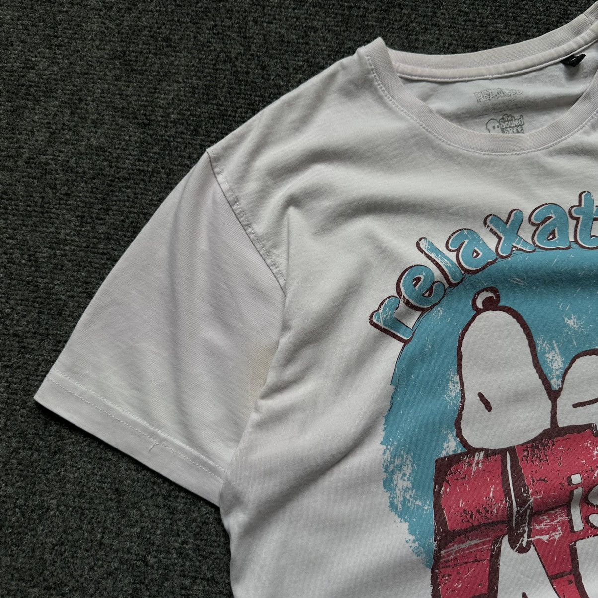 Peanuts VTG Man Snoopy Peanuts Relaxation is an Art T-shirt Vintage Size US M / EU 48-50 / 2 - 7 Thumbnail