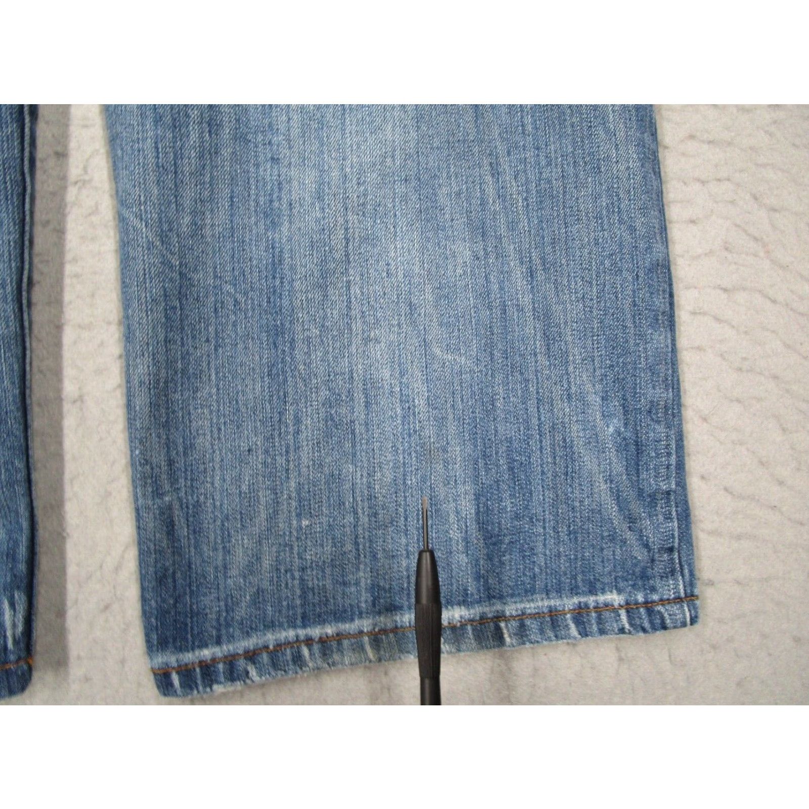 Phat Farm VINTAGE Phat Farm Jeans Mens 36 Blue High Rise Baggy 90s Y2K Denim Straight 5-Pocket Mens Blue 90s Phat Farm Jeans Size US 36 / EU 52 - 5 Thumbnail