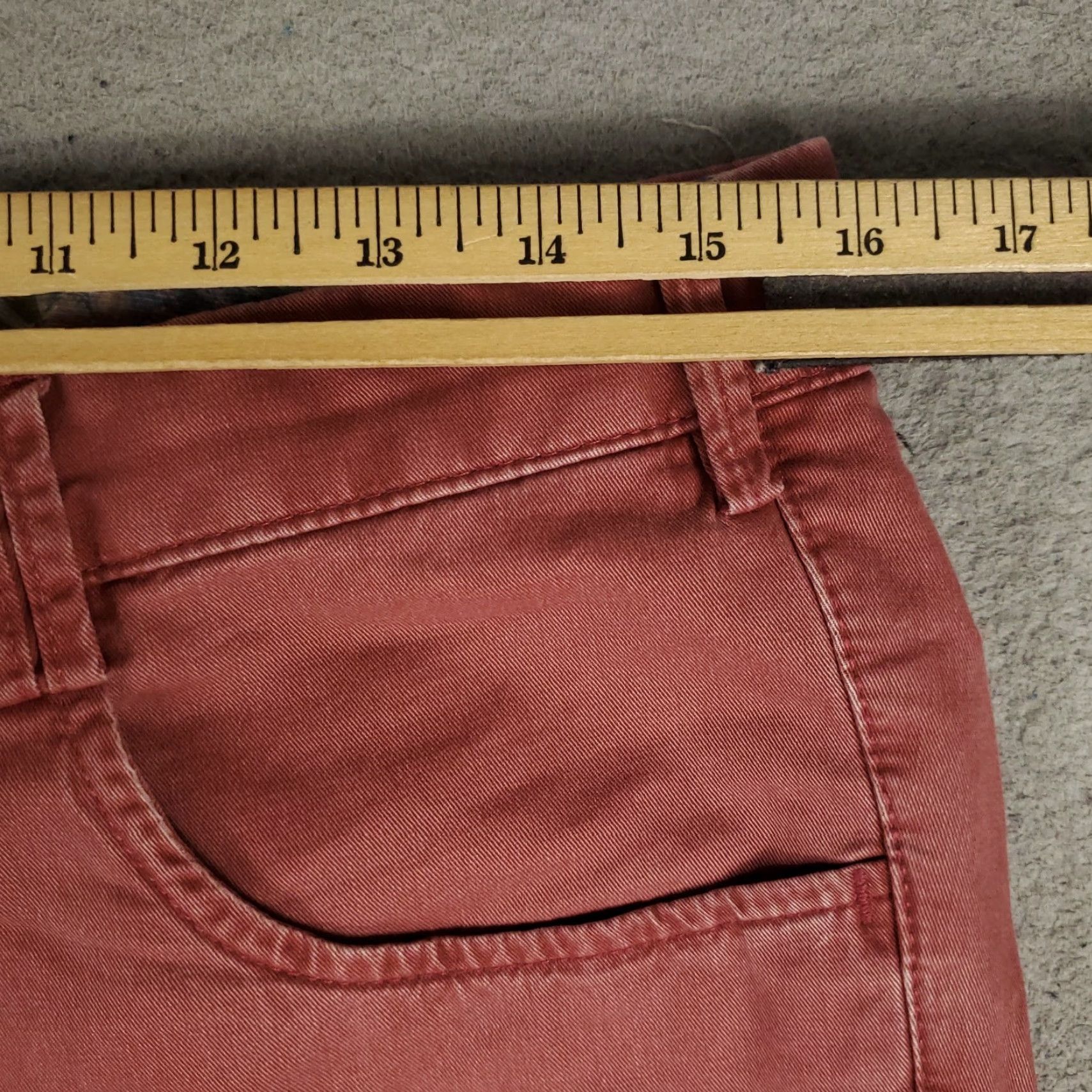 Vintage Meyer Pants Mens Size 31x29 Red Flat Front Casual Trousers Chino Size US 31 - 3 Thumbnail