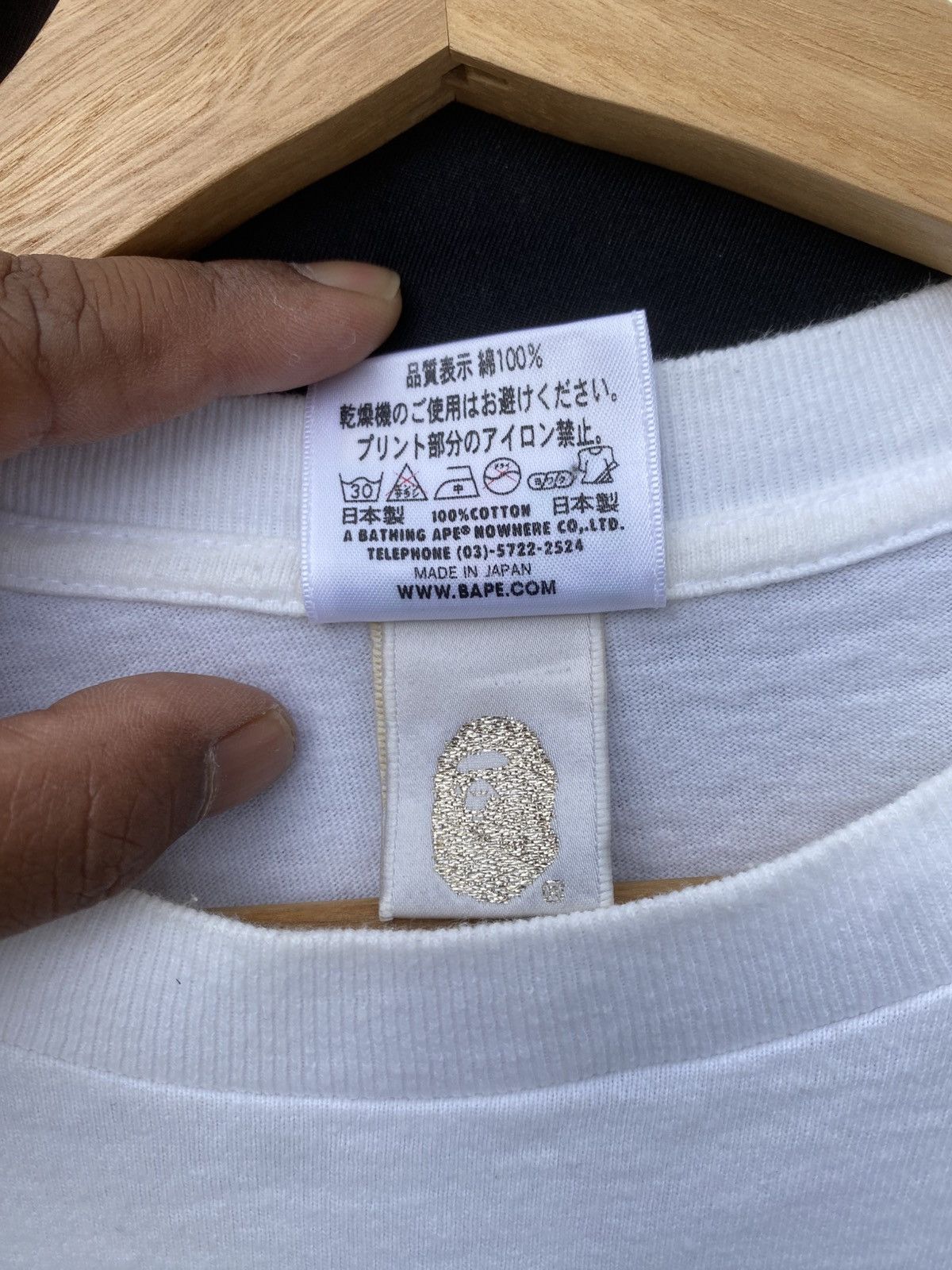 Bape Rare 06s Bathing Ape Baby Milo A to Z Tshirt Size US L / EU 52-54 / 3 - 13 Thumbnail