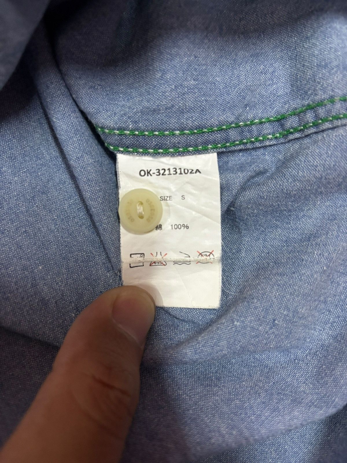 Oshkosh Vintage Oshkosh Faded Button Up Denim Size US S / EU 44-46 / 1 - 10 Thumbnail