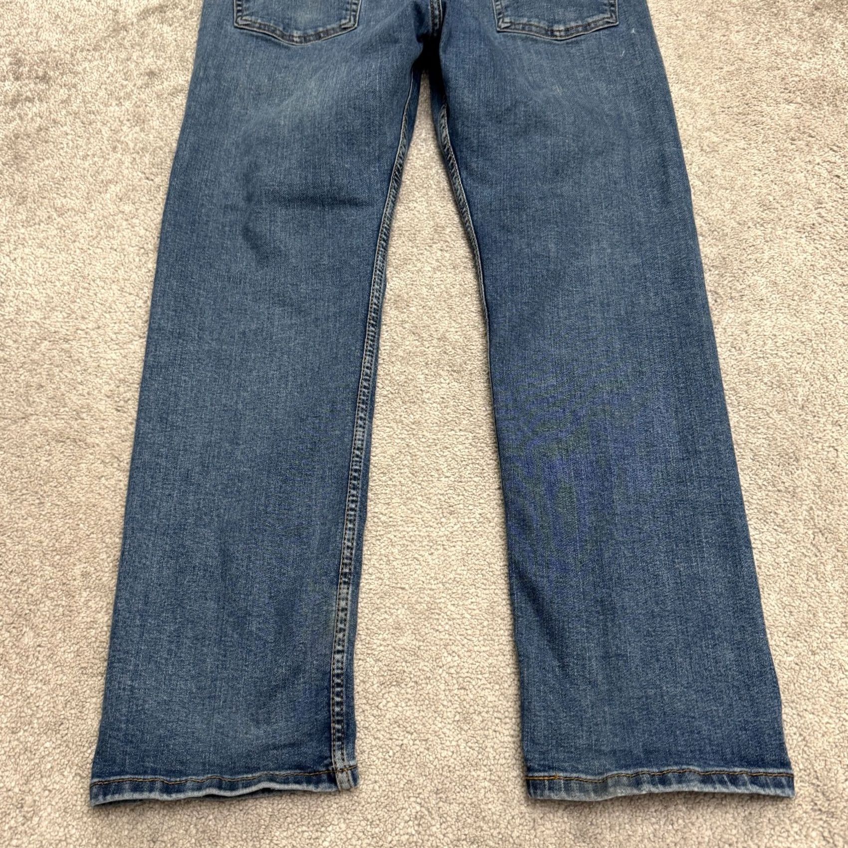 Levi's Levi's 506 Straight Jeans Mens 36x29 Blue Medium Wash Denim Casual Ultra-Comfort Regular Fit Cotton Blend Size US 36 / EU 52 - 5 Thumbnail