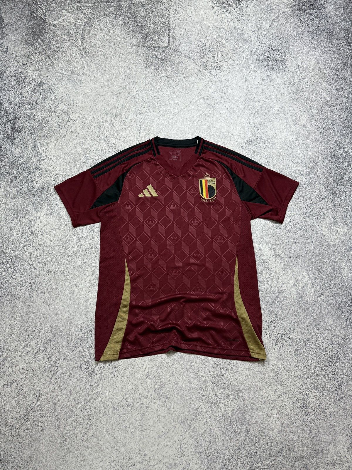 Adidas Adidas Belgium Home Soccer Jersey Euro 2024 Football Shirt Size US L / EU 52-54 / 3 - 1 Thumbnail