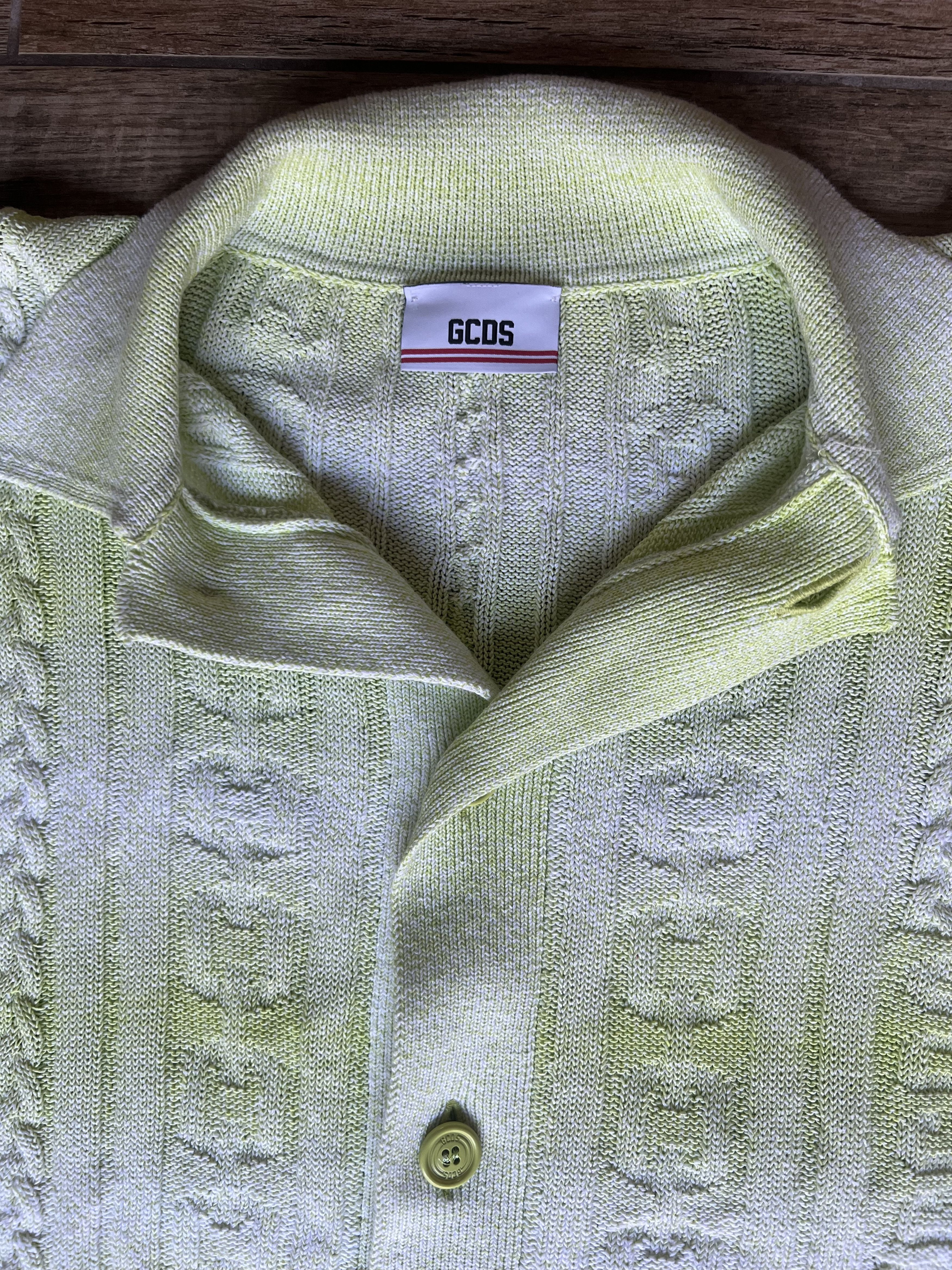 GCDS GCDS SHIRT BRAIDS DEGRADE LIME Size US XL / EU 56 / 4 - 2 Thumbnail