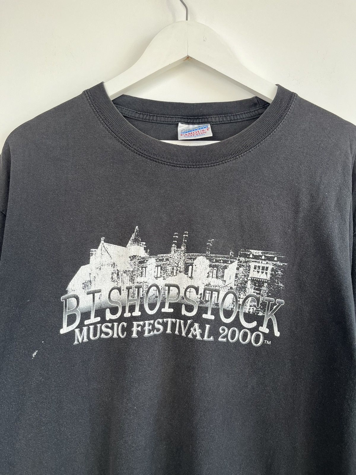 Vintage Vintage Bishopstock Music Festival Gildan Sunfaded Tee Size US L / EU 52-54 / 3 - 2 Thumbnail