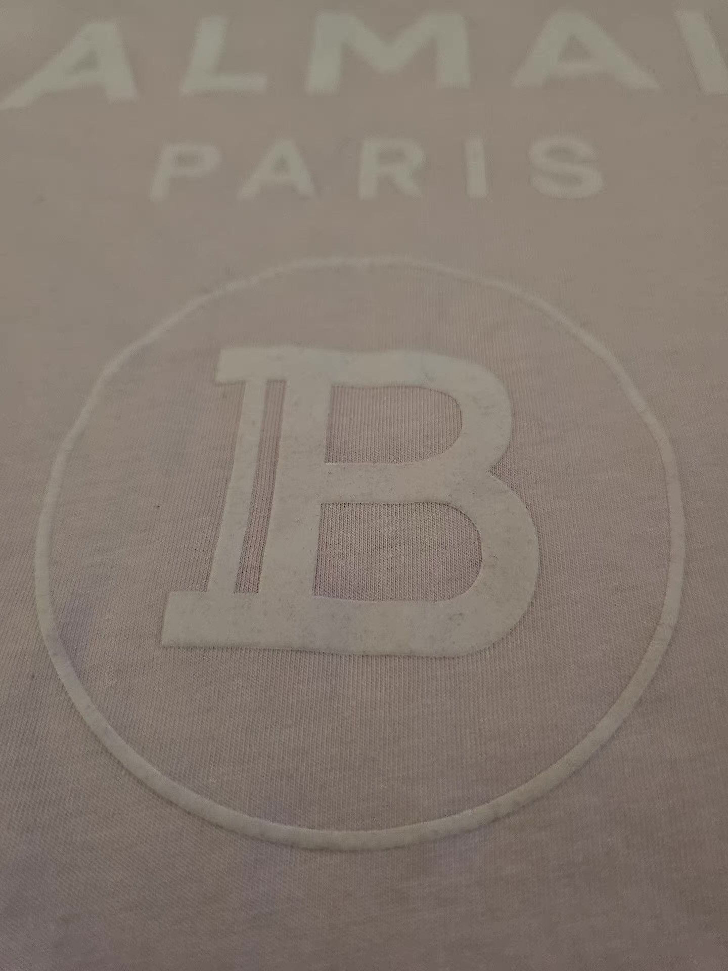 Balenciaga Balmain Light Pink Short Sleeve T-shirt, Size US S / EU 44-46 / 1 - 4 Thumbnail