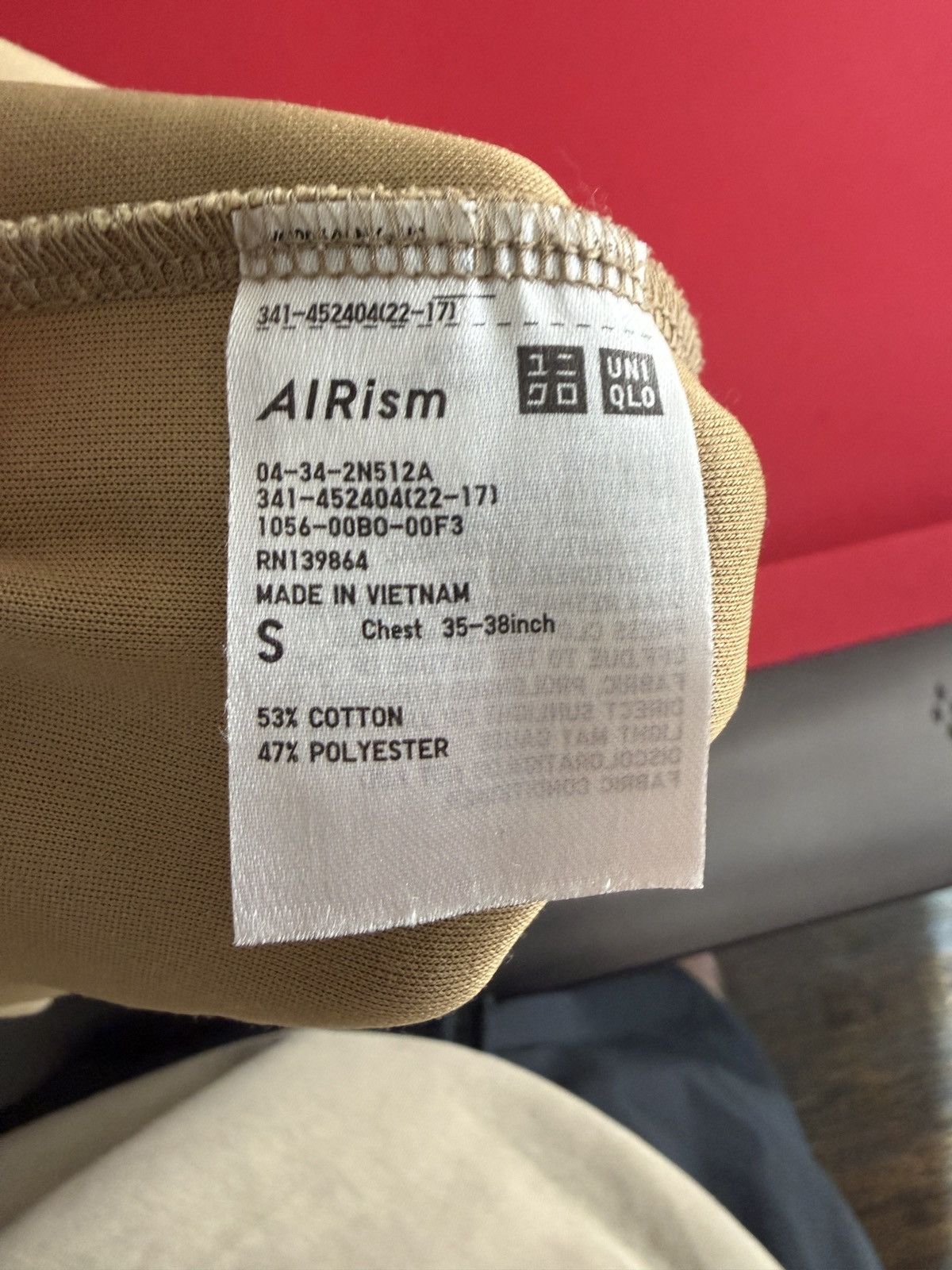 Uniqlo Uniqlo U Airism Tee Size US S / EU 44-46 / 1 - 4 Thumbnail