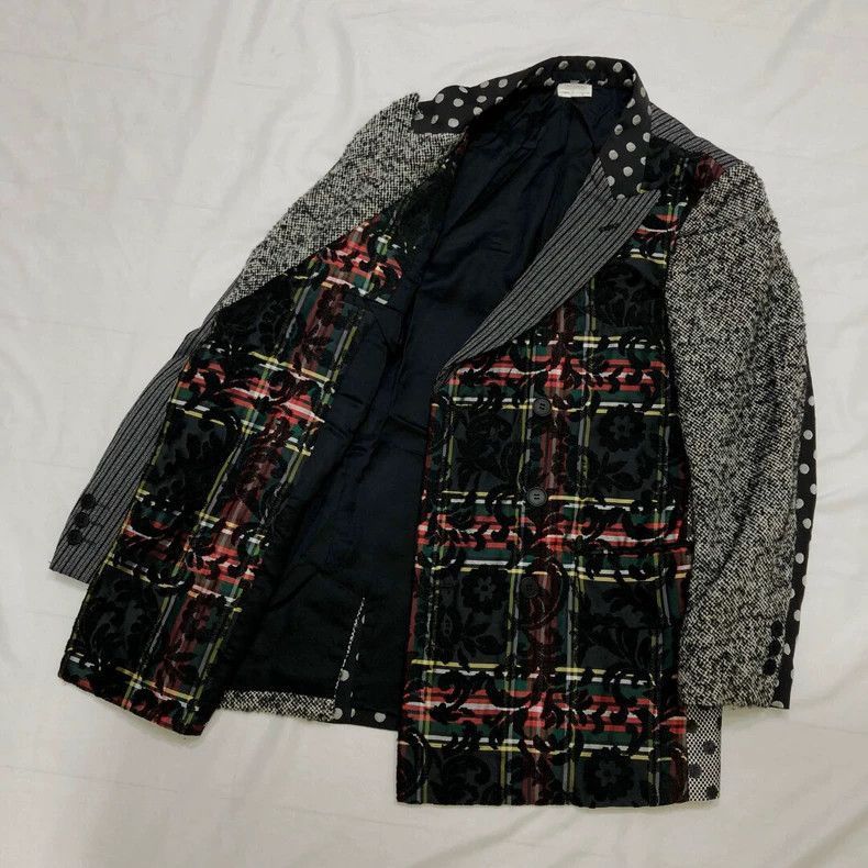 Comme des Garcons comme des garcons 12aw patchwork show coat-2506 Size US XS / EU 42 / 0 - 2 Thumbnail