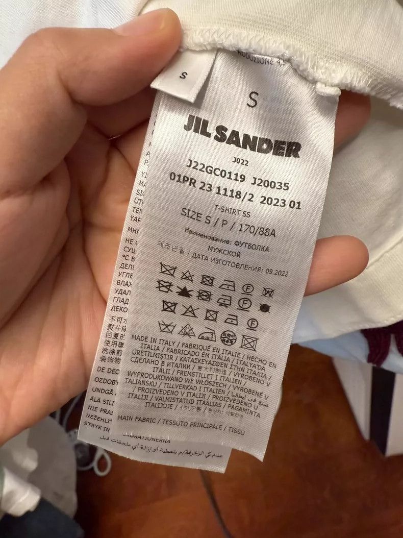 Jil Sander Jil Sander Embroidered Decorative T-shirt Size S / US 4 / IT 40 - 4 Thumbnail