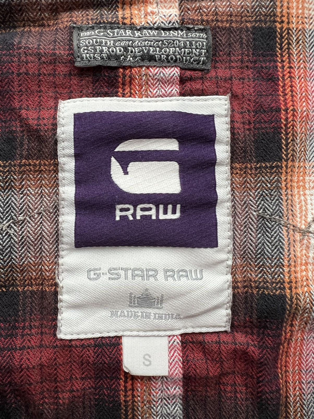G-Star G Star Raw Denim Patchwork Flannel Size US S / EU 44-46 / 1 - 3 Thumbnail