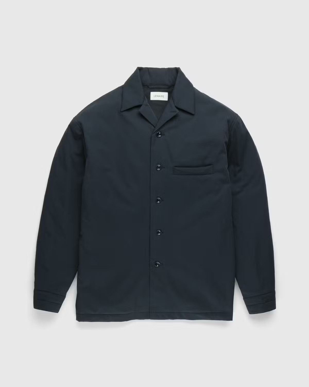 Lemaire Lemaire Wadded Overshirt - Vulcan Blue Size US M / EU 48-50 / 2 - 1 Thumbnail