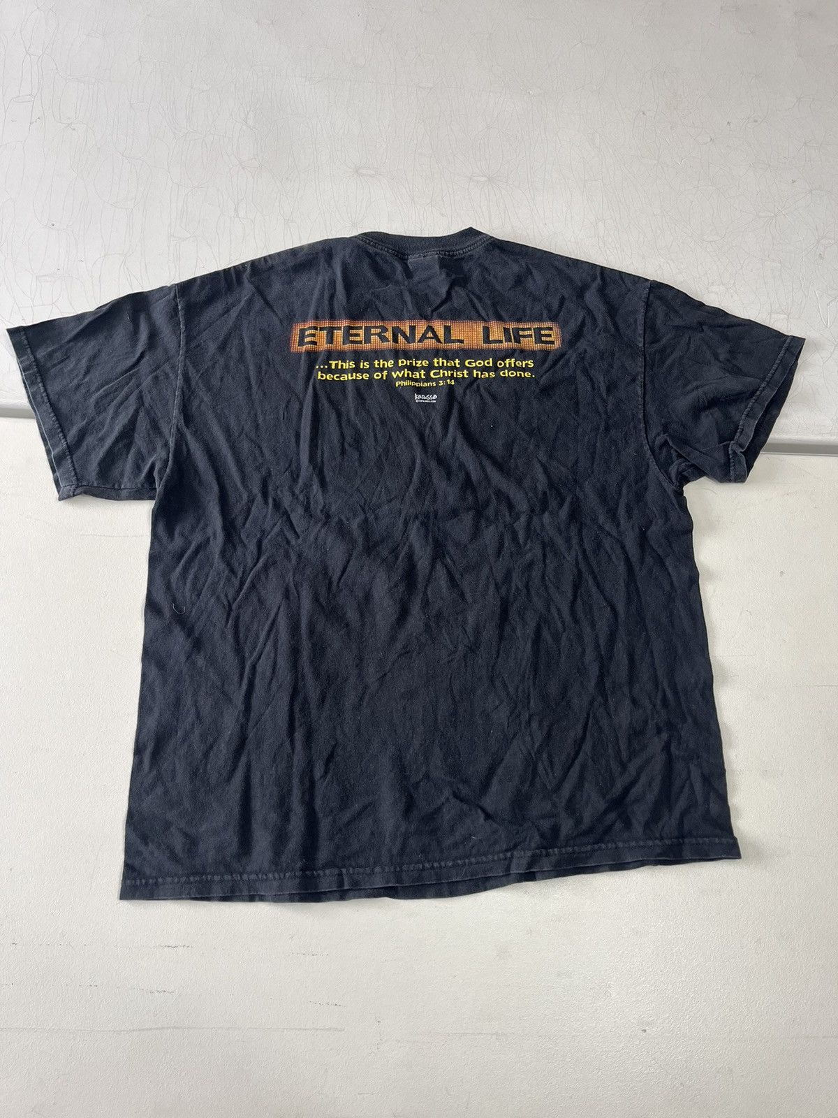 Vintage Vintage Jesus eternal life shirt Size US XL / EU 56 / 4 - 2 Thumbnail