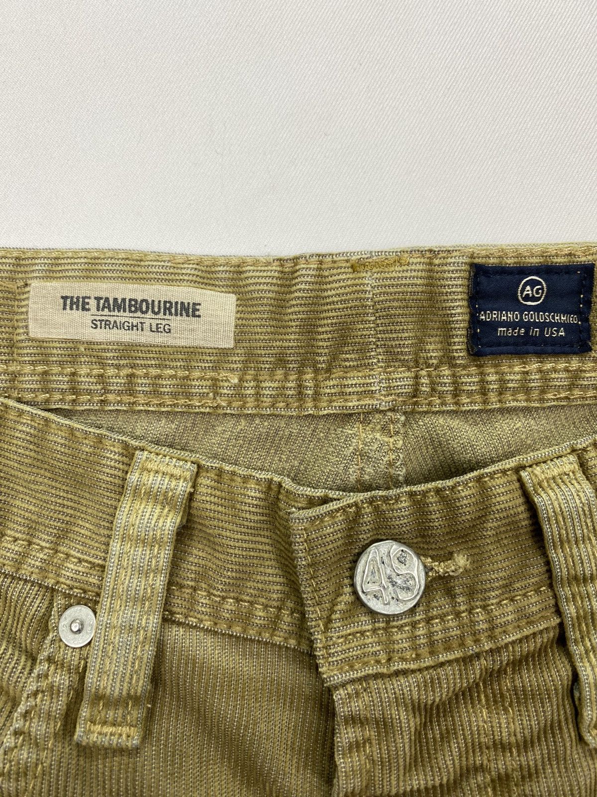 AG Adriano Goldschmied AG Adriano Goldschmied Dirty Distressed Corduroy Pant Size US 32 / EU 48 - 9 Thumbnail