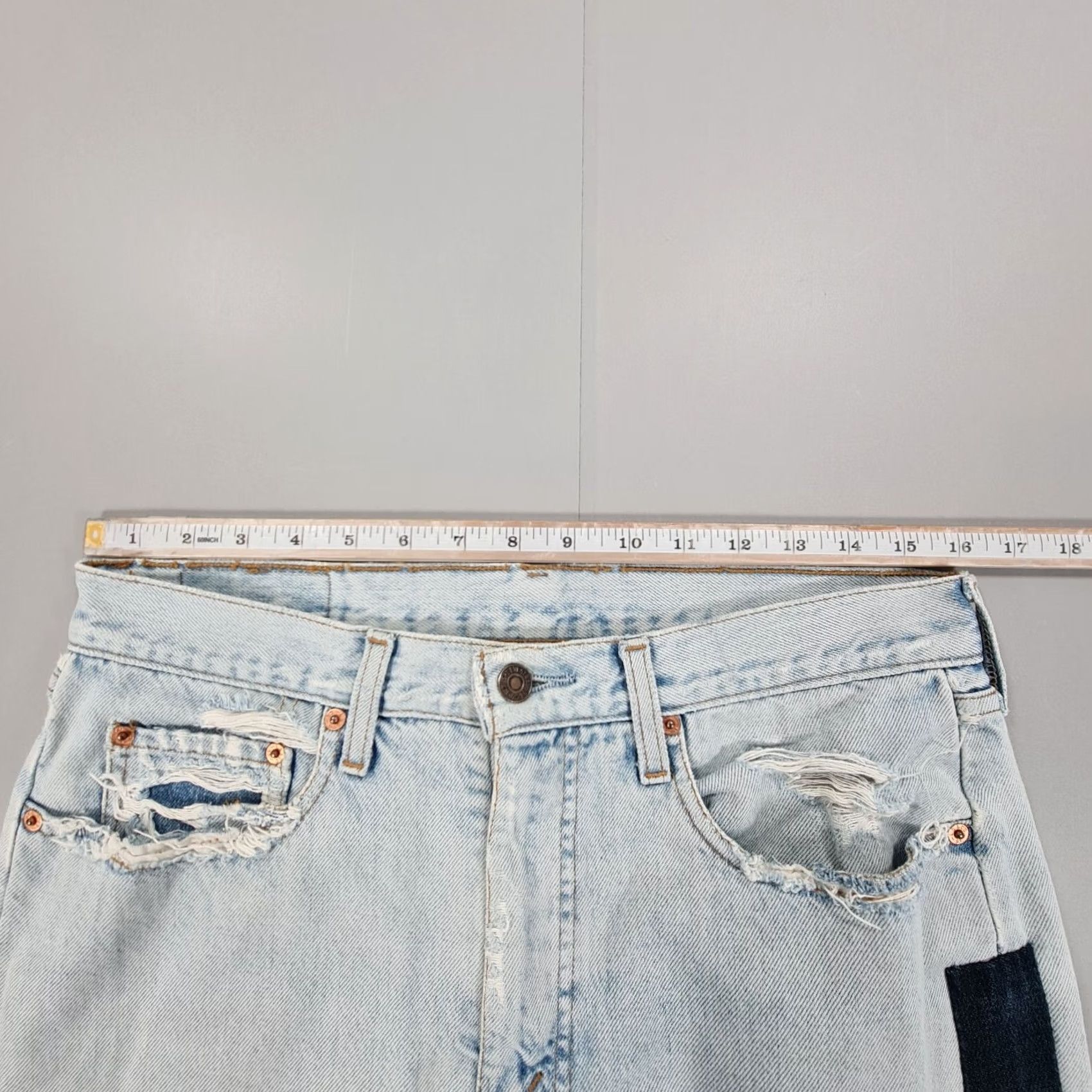 Levi's VINTAGE Levi's 615 02 Jeans Blue Regular Straight 90s Mens W32 L30 Orange Tab Distressed Pockets Retro Outdoor Classic Denim Cotton Size US 32 / EU 48 - 5 Thumbnail