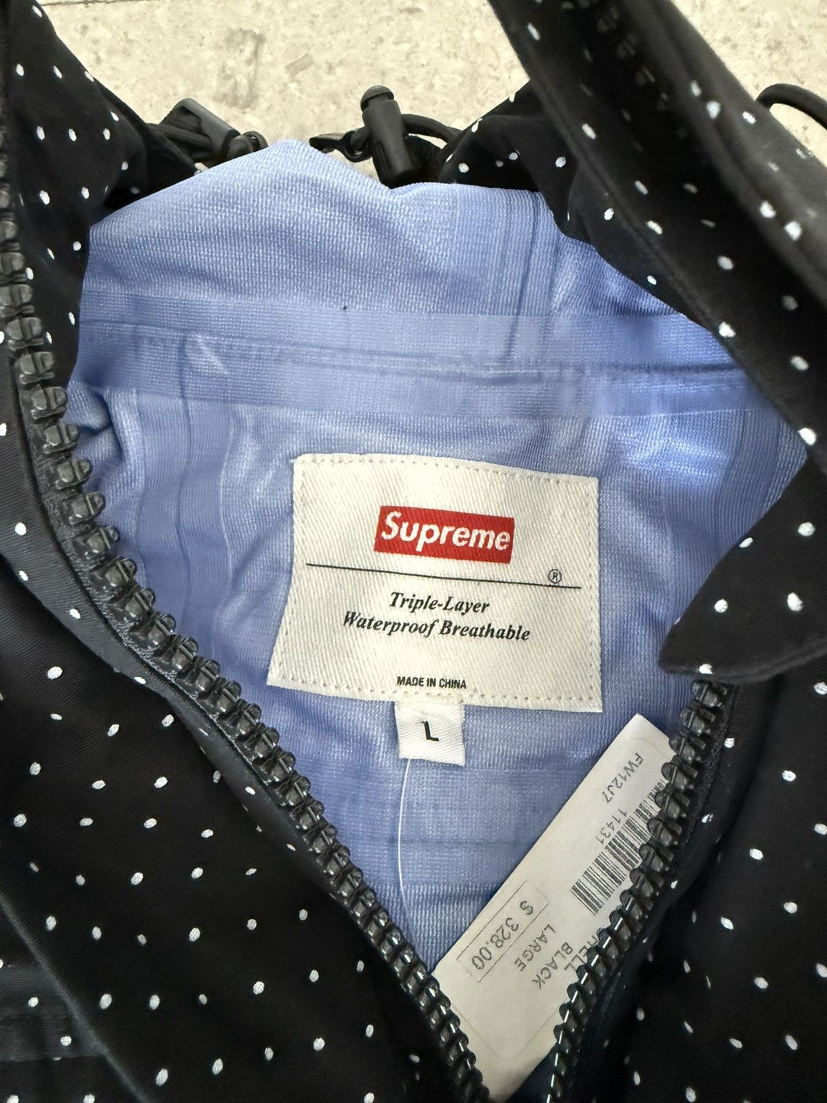 Supreme Supreme Pin Dot Shell 3-Layer Jacket F/W 12 Size US L / EU 52-54 / 3 - 3 Thumbnail