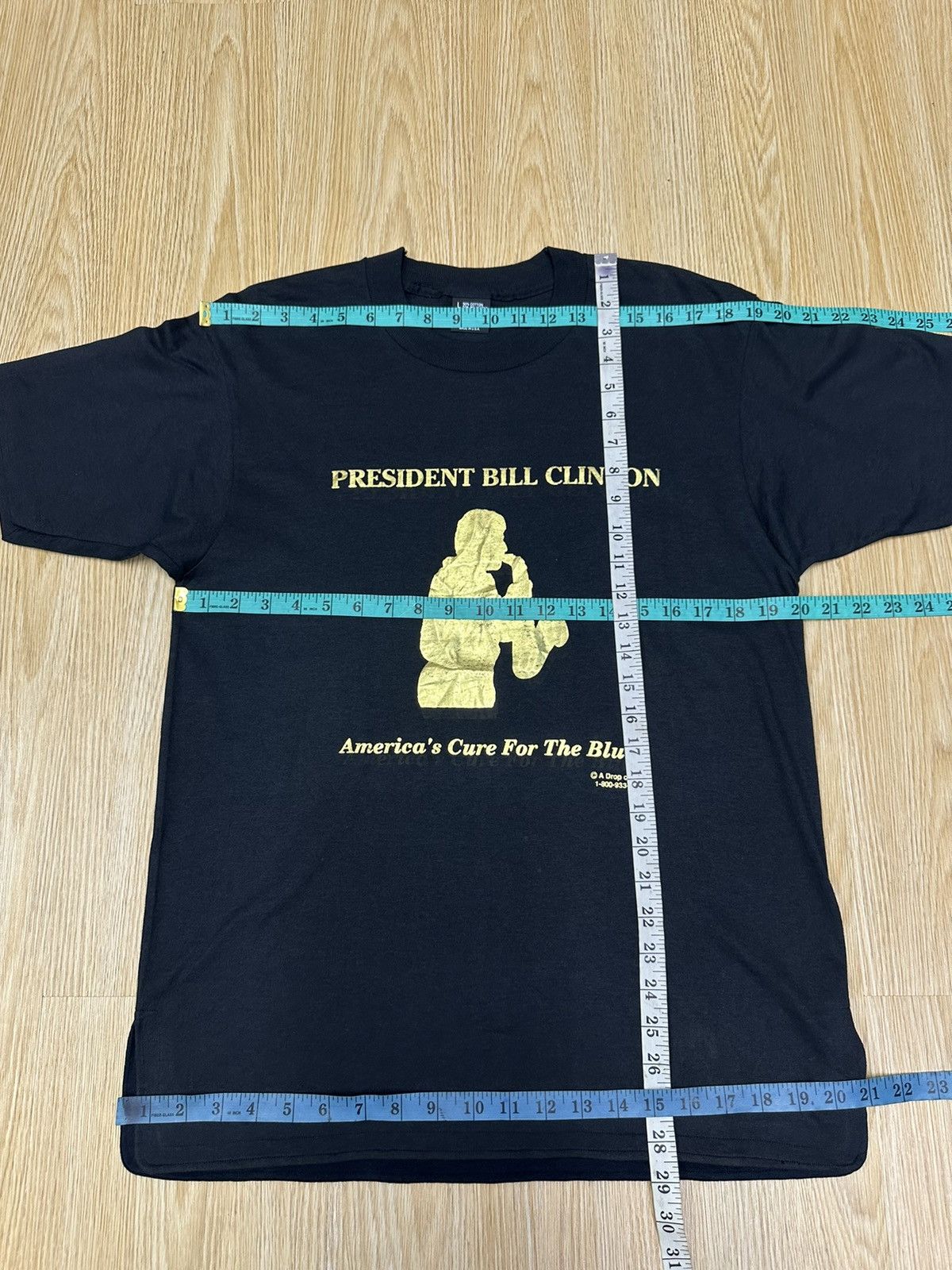 Vintage Vintage President Bill Clinton America 80s Screen Stars A260 Size US M / EU 48-50 / 2 - 5 Thumbnail