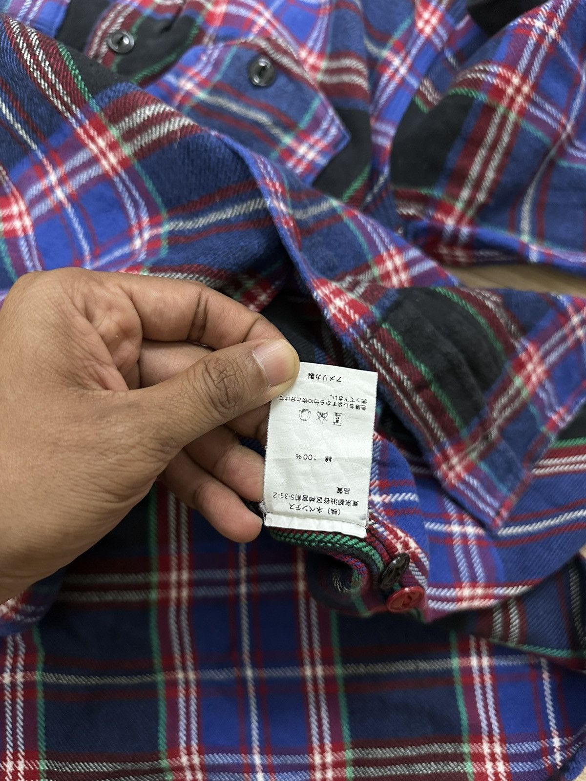 Engineered Garments × Japanese Brand × Nepenthes Rare Engineered Garments Nepenthes Plaid Checkered Shirt Size US S / EU 44-46 / 1 - 8 Thumbnail