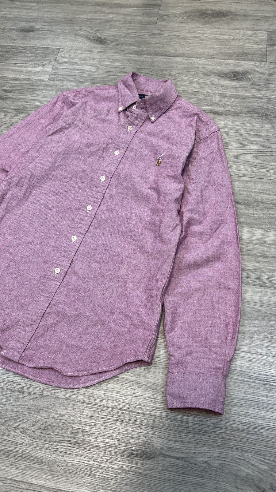 Polo Ralph Lauren Polo Ralph Lauren Vintage Pink Oxford Button Down slim Shirt Size US S / EU 44-46 / 1 - 3 Thumbnail