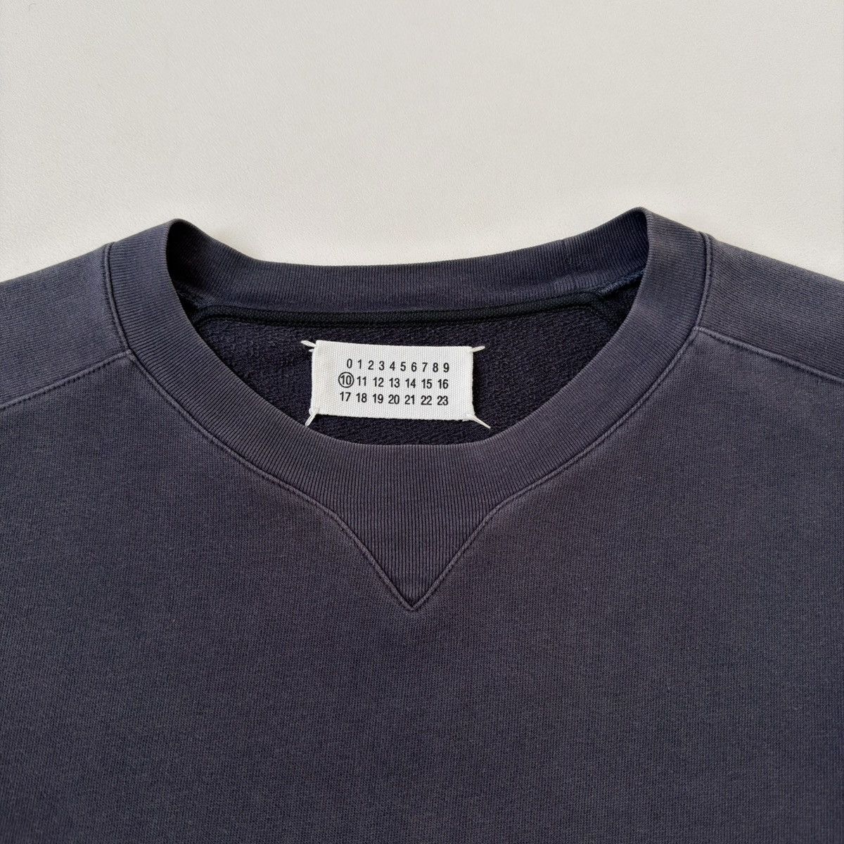 Maison Margiela S/S 10 ‘Faded’ Blue Cotton Sweat Shirt Size US M / EU 48-50 / 2 - 4 Thumbnail