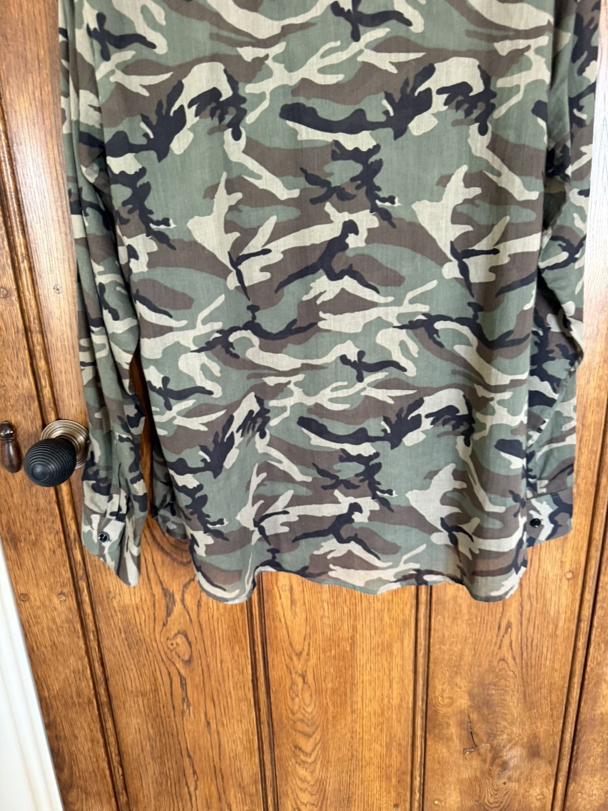 Saint Laurent Paris SS16 Saint Laurent camouflage camo shirt 😍 Hedi Slimane 41 Size US L / EU 52-54 / 3 - 19 Thumbnail