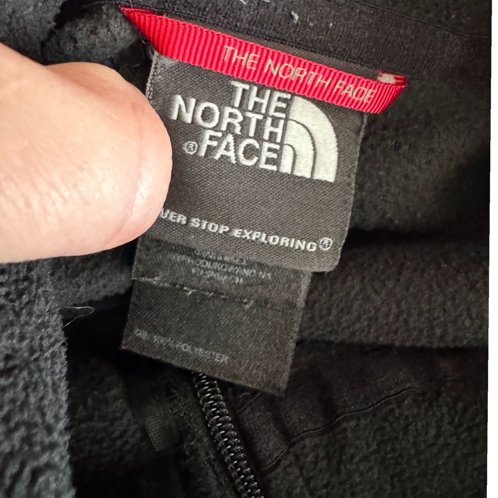 The North Face The North Face Mens Fleece 1/4 Zip Pullover Sweatshirt Medium Base Layer Black Size US M / EU 48-50 / 2 - 3 Thumbnail