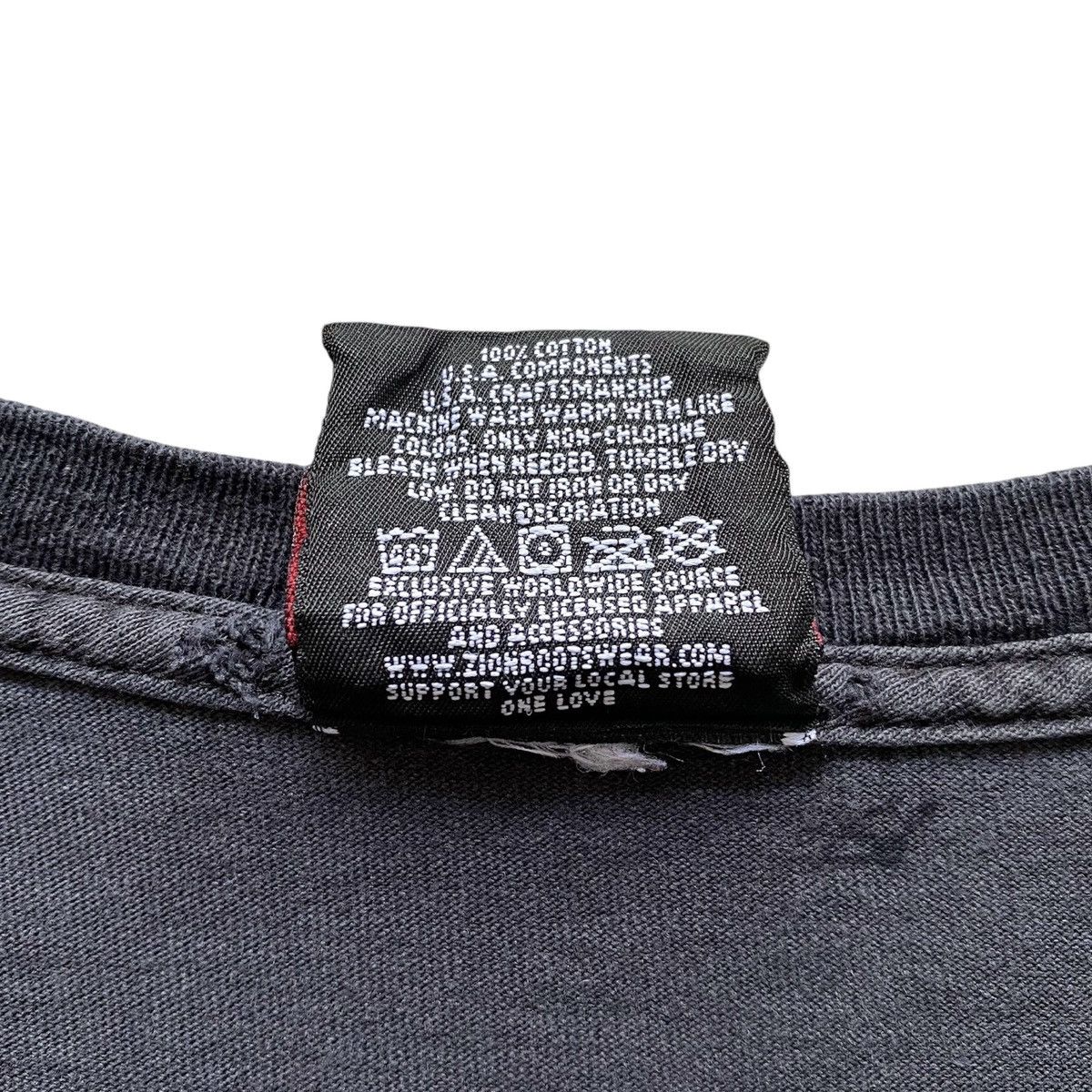 Band Tees × Bob Marley × Zion Rootswear Vintage Bob Marley Sun Faded Tshirt Zion Tag Made in Usa Size US XXL / EU 58 / 5 - 6 Thumbnail