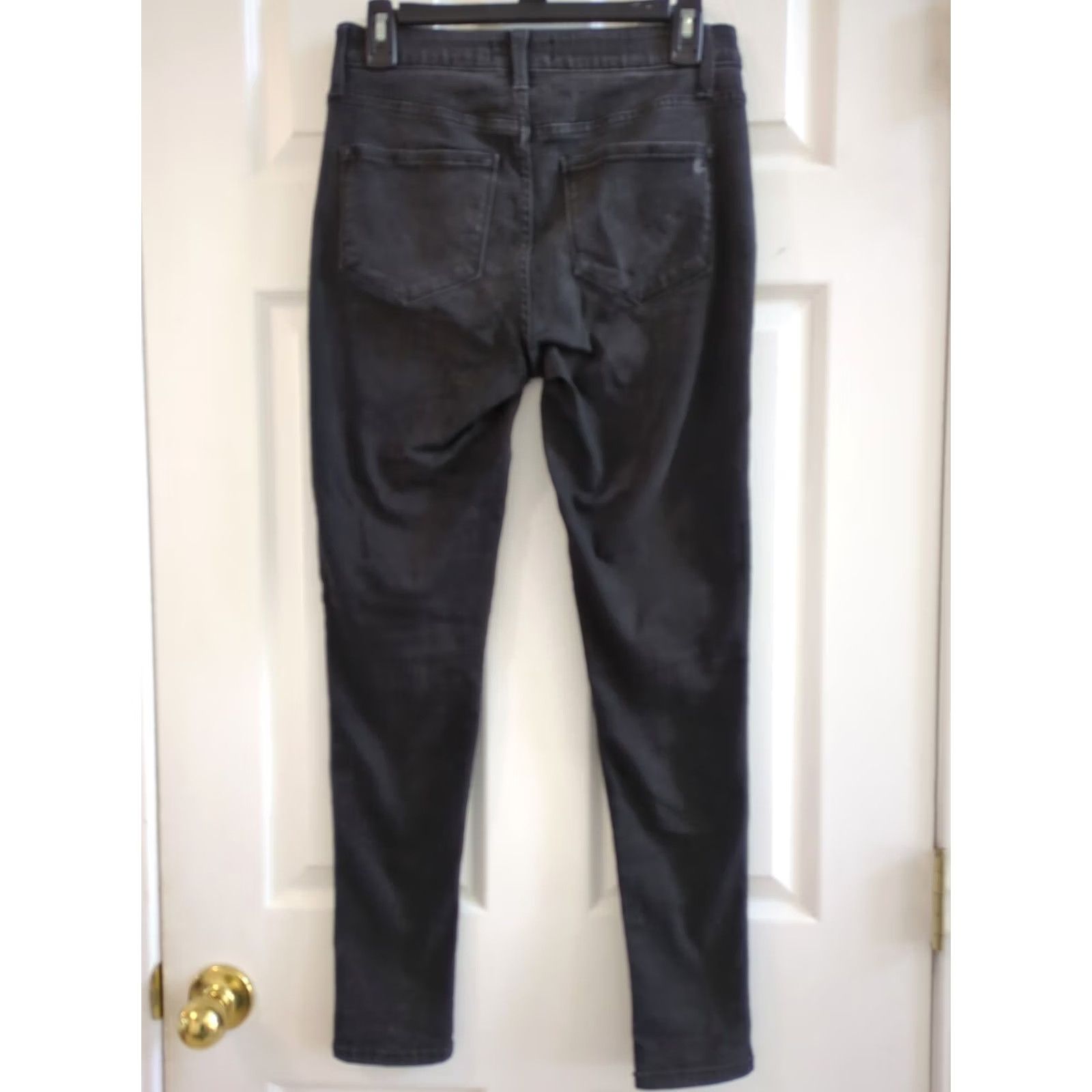 Vintage VINTAGE LuLaRoe Jeans Womens 26 Skinny Ankle Black Denim Stretch Comfort Magic Waist Size 26" / US 2 / IT 38 - 3 Thumbnail