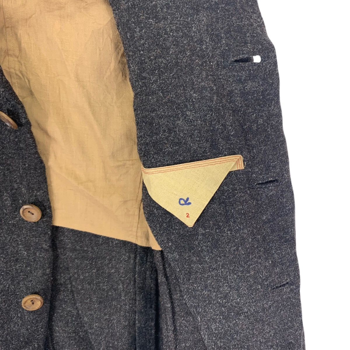 45rpm VINTAGE 45RPM JAPANESE BRAND WOOD BUTTON WOOL COAT Size US S / EU 44-46 / 1 - 6 Thumbnail