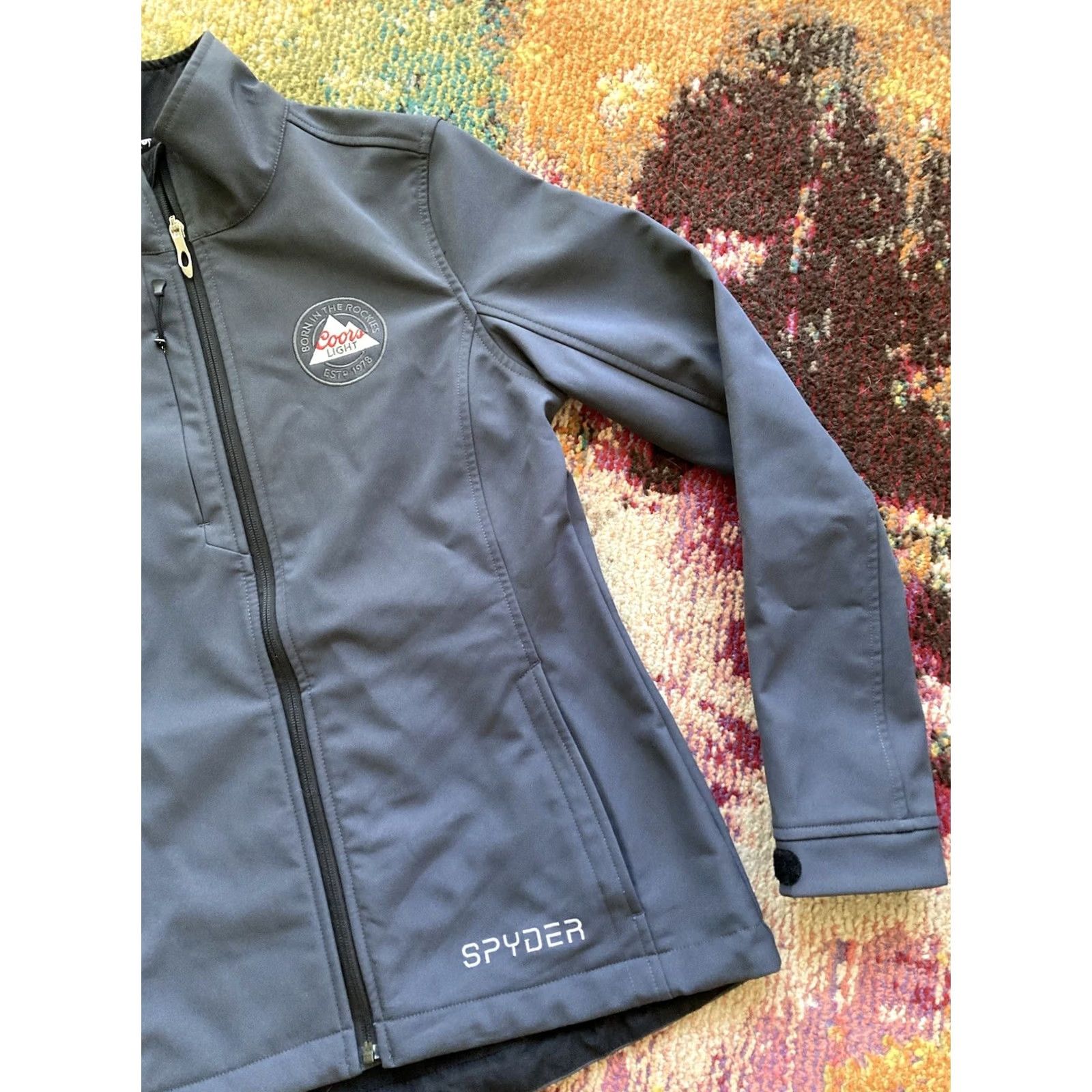 Spyder Spyder Jacket Womens Size 6 Coors Light Elevation Full Zip Gray Size M / US 6-8 / IT 42-44 - 3 Thumbnail