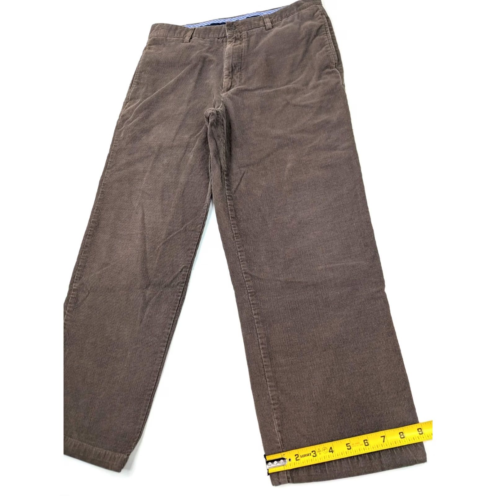 Club Room Club Room Brown Corduroy Straight Pants Men 34x29 Cotton 34 Waist Inseam 27 Straight Leg Casual Workwear Glasses? Size US 34 / EU 50 - 2 Thumbnail