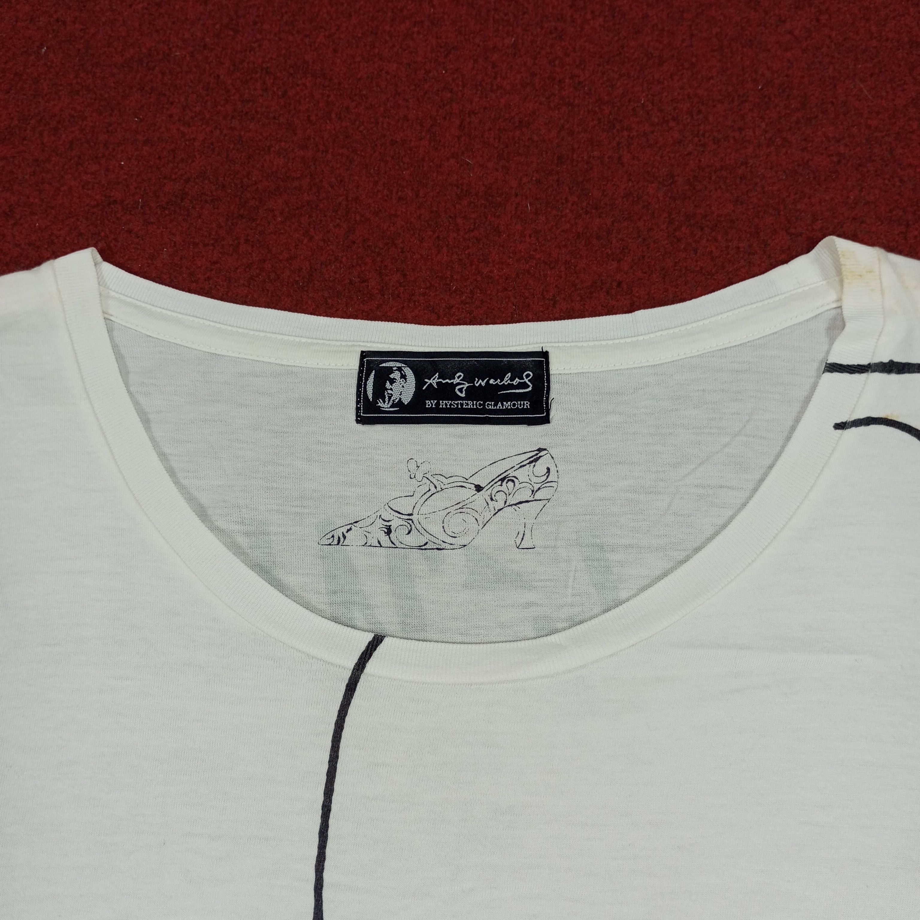 Hysteric Glamour Andy Warhol By Hysteric Glamour Japanese Brand Skulls Tshirt Size US S / EU 44-46 / 1 - 6 Thumbnail