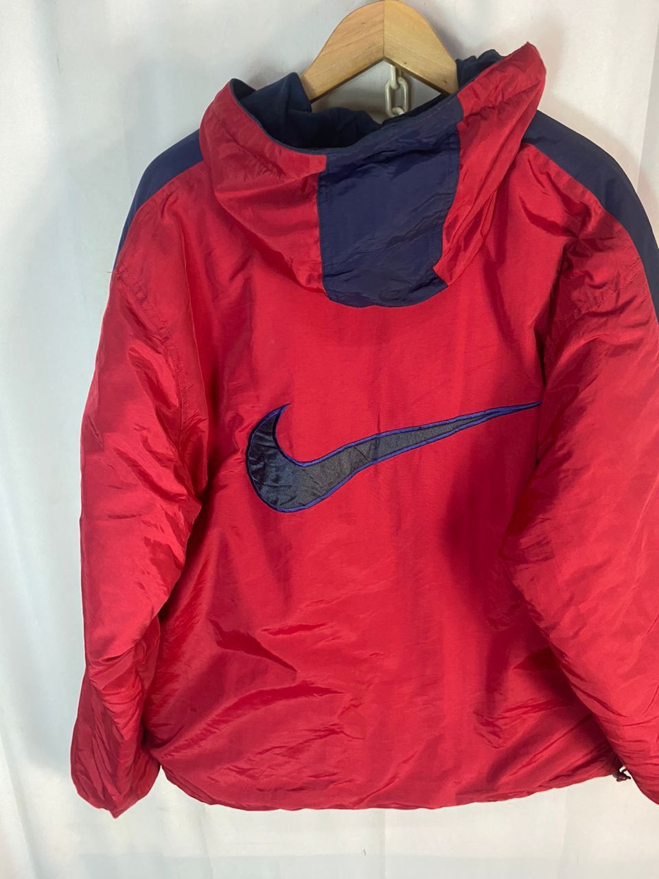 Nike × Vintage Unisex 🔥Vintage nike swoosh hoodie zipper jacket Size US L / EU 52-54 / 3 - 8 Thumbnail