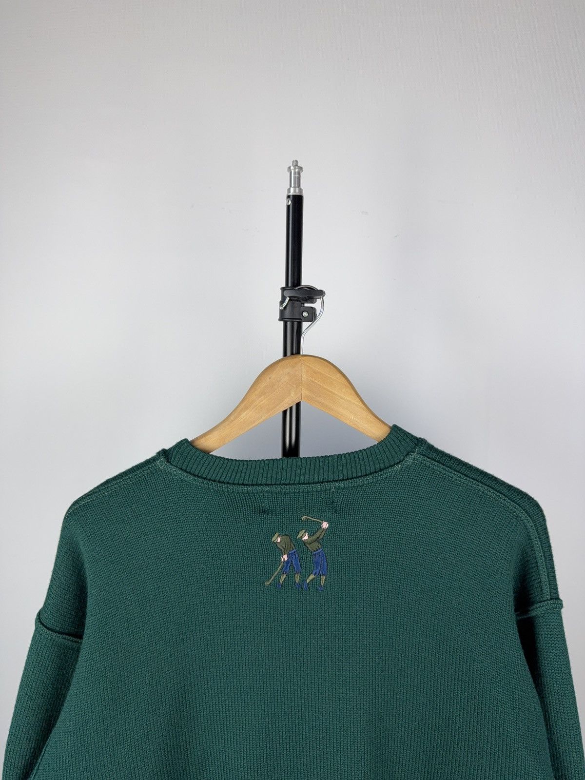 Designer × Vintage Vintage 90s Big LOGO golf wool knitted sweater Y2K Men’s Size US S / EU 44-46 / 1 - 7 Thumbnail