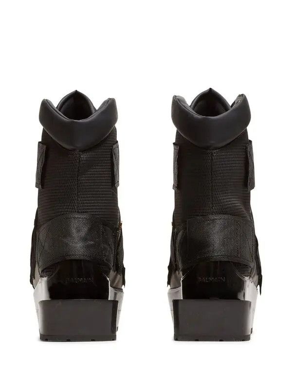 Balmain o1y0525 Ankle Boots in Black Size US 8 / IT 38 - 3 Thumbnail