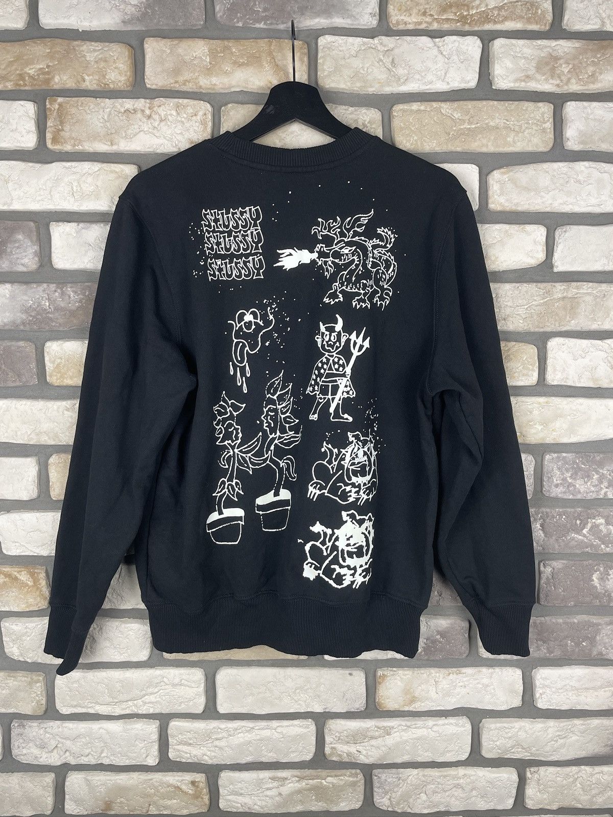 Stussy Oversize sweatshirt sweater blouse stussy Size US XS / EU 42 / 0 - 7 Thumbnail
