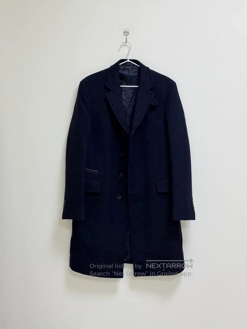 Hermes Hermes Navy Blue Woolen Coat Size US M / EU 48-50 / 2 - 1 Thumbnail