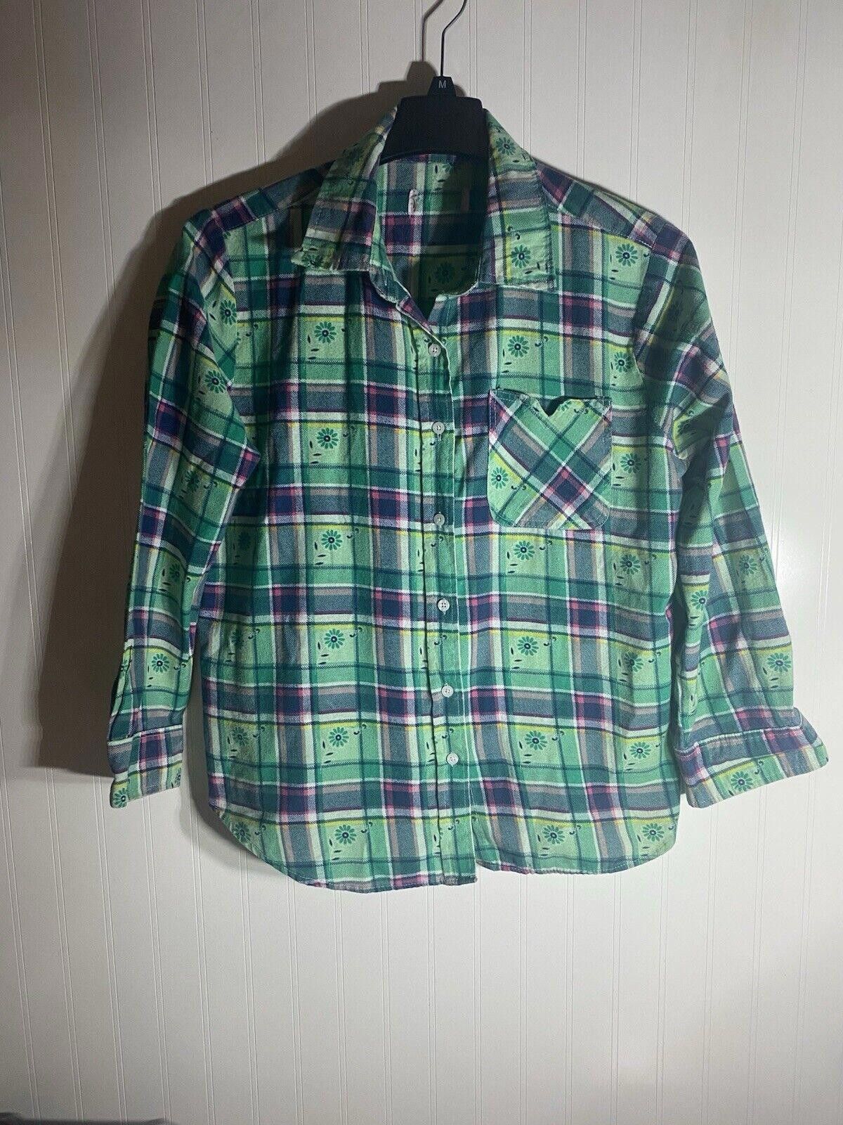 Designer Vintage Flannel Shirt Size US L / EU 52-54 / 3 - 1 Thumbnail